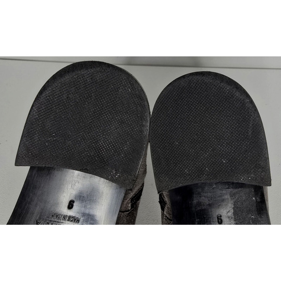 Aquatalia Oribella Suede Ankle Boots Sz 9 Waterproof Booties Grey Western - Picture 11 of 11